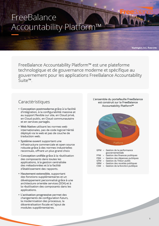 FreeBalance Accountability Platform™ (Français)